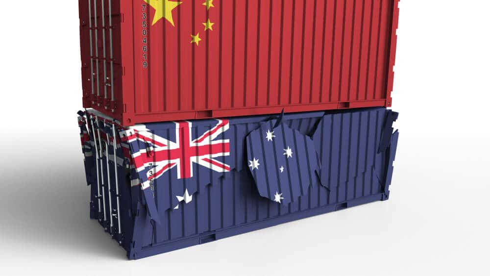 china Australia trade relation rumbling