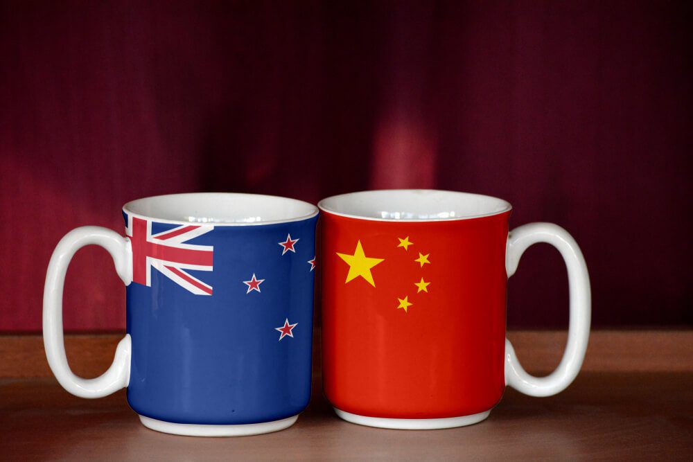China has strong relationships with New Zealand