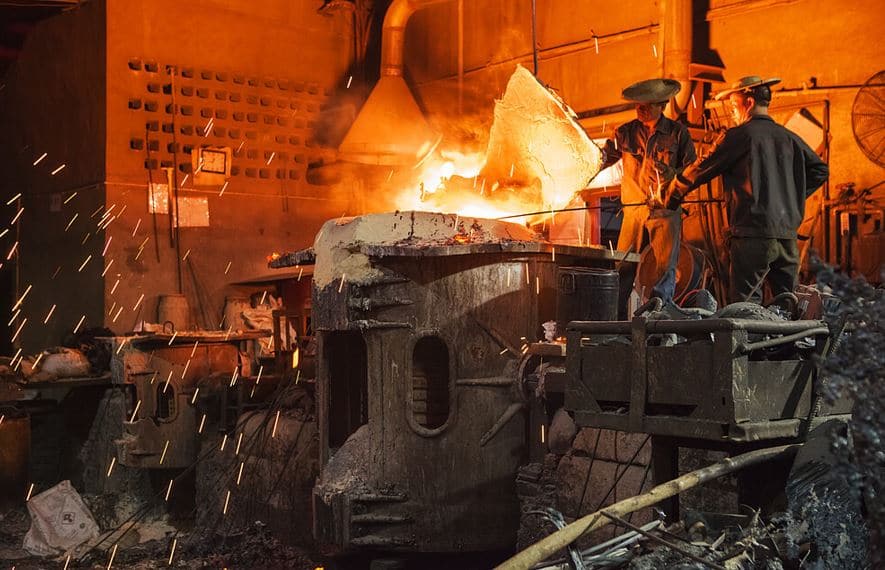 Australia A huge supply of Iron ore now goes for sell off by China to reduce steel production
