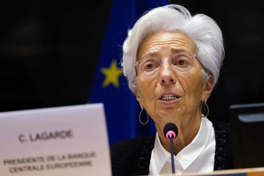 ECB President Lagarde said there will be no rate hikes until next year-end 2022